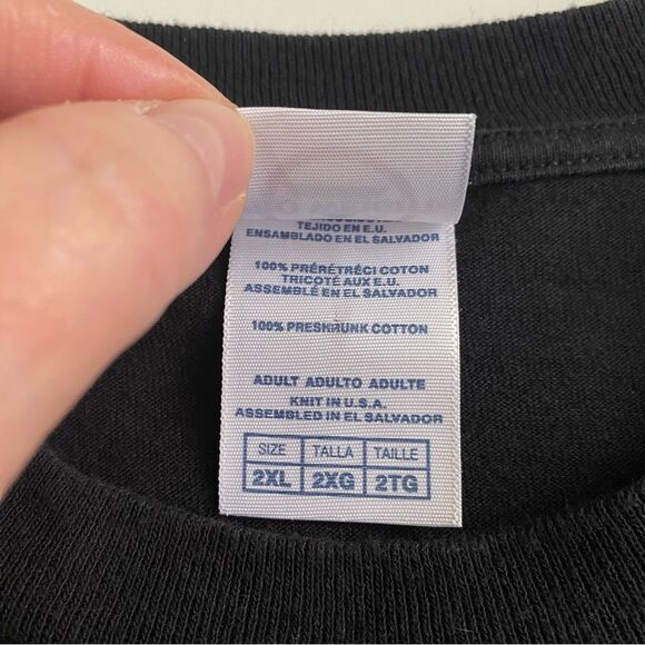 AC/DC ACDC For Those About To Rock Band Tee Black Short Sleeve Sz 2XL - Picture 6 of 8